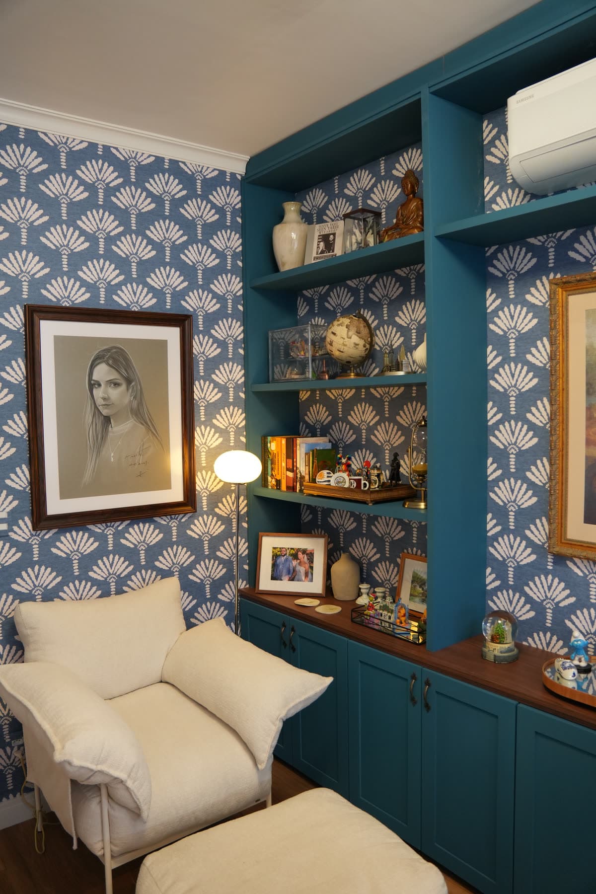 Home office azul-petróleo – imagem 3